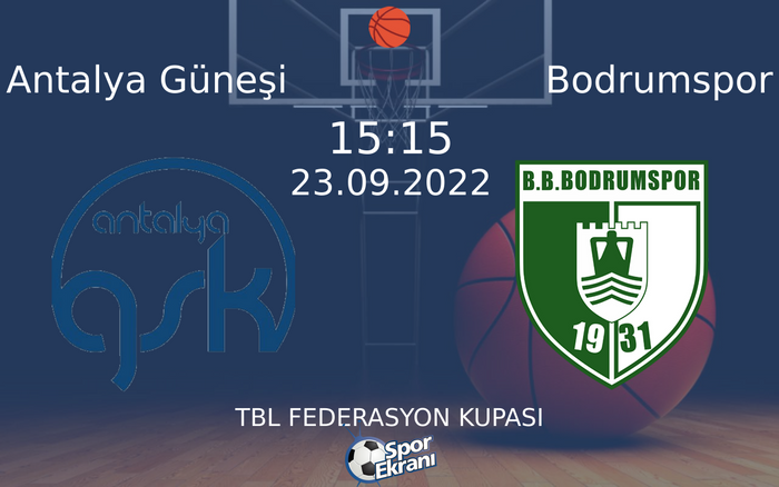 23 Eylül 2022 Antalya Güneşi vs Bodrumspor maçı Hangi Kanalda Saat Kaçta Yayınlanacak? 23 Eylül 2022 Antalya Güneşi vs Bodrumspor maçı Hangi Kanalda Saat Kaçta Yayınlanacak?