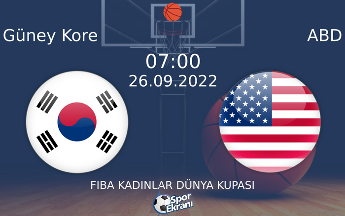 26 Eylül 2022 Güney Kore vs ABD maçı Hangi Kanalda Saat Kaçta Yayınlanacak? 26 Eylül 2022 Güney Kore vs ABD maçı Hangi Kanalda Saat Kaçta Yayınlanacak?
