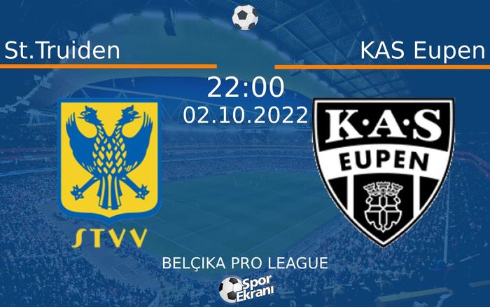 02 Ekim 2022 St.Truiden vs KAS Eupen maçı Hangi Kanalda Saat Kaçta Yayınlanacak? 02 Ekim 2022 St.Truiden vs KAS Eupen maçı Hangi Kanalda Saat Kaçta Yayınlanacak?