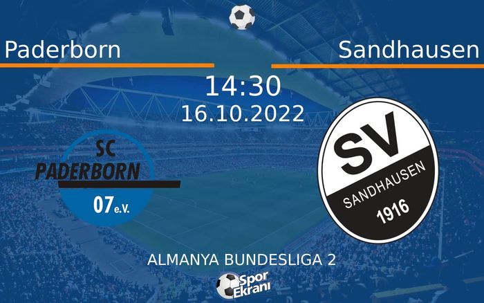 16 Ekim 2022 Paderborn vs Sandhausen maçı Hangi Kanalda Saat Kaçta Yayınlanacak? 16 Ekim 2022 Paderborn vs Sandhausen maçı Hangi Kanalda Saat Kaçta Yayınlanacak?