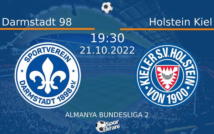 21 Ekim 2022 Darmstadt 98 vs Holstein Kiel maçı Hangi Kanalda Saat Kaçta Yayınlanacak? 21 Ekim 2022 Darmstadt 98 vs Holstein Kiel maçı Hangi Kanalda Saat Kaçta Yayınlanacak?