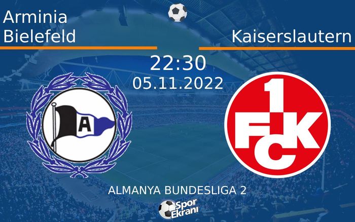 05 Kasım 2022 Arminia Bielefeld vs Kaiserslautern maçı Hangi Kanalda Saat Kaçta Yayınlanacak? 05 Kasım 2022 Arminia Bielefeld vs Kaiserslautern maçı Hangi Kanalda Saat Kaçta Yayınlanacak?