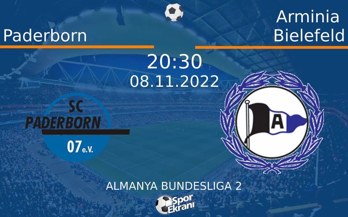 08 Kasım 2022 Paderborn vs Arminia Bielefeld maçı Hangi Kanalda Saat Kaçta Yayınlanacak? 08 Kasım 2022 Paderborn vs Arminia Bielefeld maçı Hangi Kanalda Saat Kaçta Yayınlanacak?