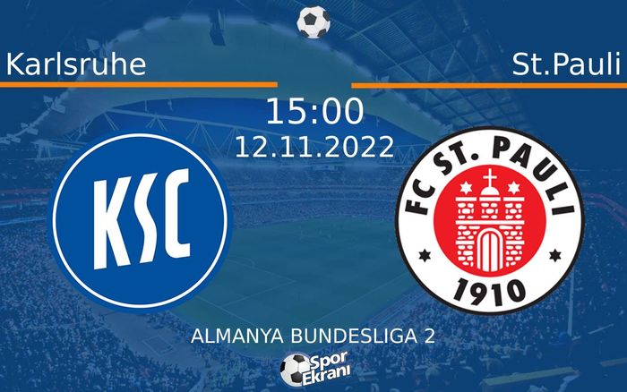 12 Kasım 2022 Karlsruhe vs St.Pauli maçı Hangi Kanalda Saat Kaçta Yayınlanacak? 12 Kasım 2022 Karlsruhe vs St.Pauli maçı Hangi Kanalda Saat Kaçta Yayınlanacak?