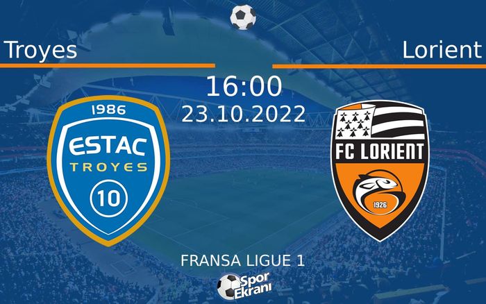 23 Ekim 2022 Troyes vs Lorient maçı Hangi Kanalda Saat Kaçta Yayınlanacak? 23 Ekim 2022 Troyes vs Lorient maçı Hangi Kanalda Saat Kaçta Yayınlanacak?
