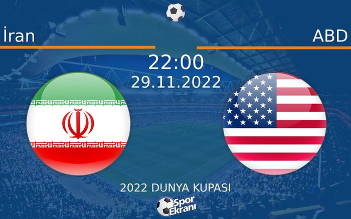 29 Kasım 2022 İran vs ABD maçı Hangi Kanalda Saat Kaçta Yayınlanacak? 29 Kasım 2022 İran vs ABD maçı Hangi Kanalda Saat Kaçta Yayınlanacak?
