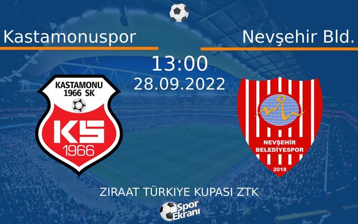 28 Eylül 2022 Kastamonuspor vs Nevşehir Bld. maçı Hangi Kanalda Saat Kaçta Yayınlanacak? 28 Eylül 2022 Kastamonuspor vs Nevşehir Bld. maçı Hangi Kanalda Saat Kaçta Yayınlanacak?