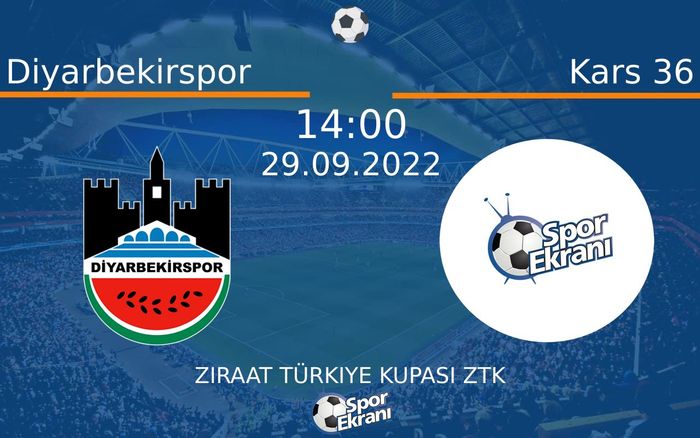 29 Eylül 2022 Diyarbekirspor vs Kars 36 maçı Hangi Kanalda Saat Kaçta Yayınlanacak? 29 Eylül 2022 Diyarbekirspor vs Kars 36 maçı Hangi Kanalda Saat Kaçta Yayınlanacak?