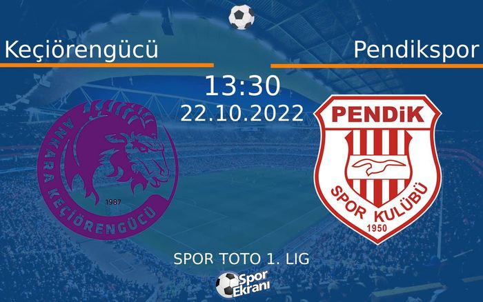 22 Ekim 2022 Keçiörengücü vs Pendikspor maçı Hangi Kanalda Saat Kaçta Yayınlanacak? 22 Ekim 2022 Keçiörengücü vs Pendikspor maçı Hangi Kanalda Saat Kaçta Yayınlanacak?