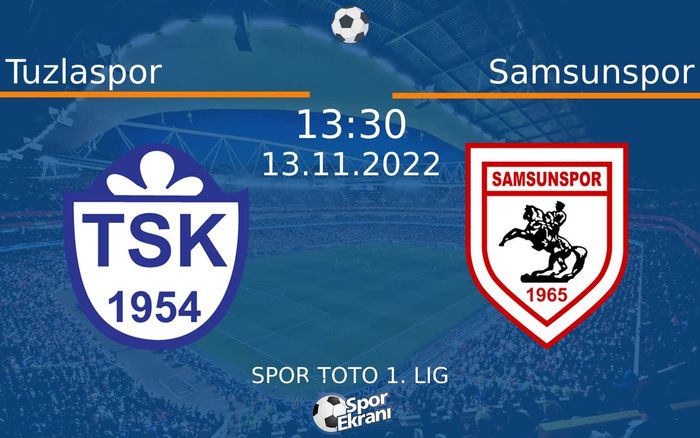 13 Kasım 2022 Tuzlaspor vs Samsunspor maçı Hangi Kanalda Saat Kaçta Yayınlanacak? 13 Kasım 2022 Tuzlaspor vs Samsunspor maçı Hangi Kanalda Saat Kaçta Yayınlanacak?