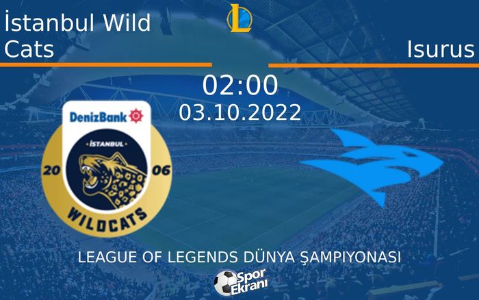 03 Ekim 2022 İstanbul Wild Cats vs Isurus maçı Hangi Kanalda Saat Kaçta Yayınlanacak? 03 Ekim 2022 İstanbul Wild Cats vs Isurus maçı Hangi Kanalda Saat Kaçta Yayınlanacak?