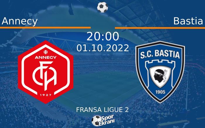 01 Ekim 2022 Annecy vs Bastia maçı Hangi Kanalda Saat Kaçta Yayınlanacak? 01 Ekim 2022 Annecy vs Bastia maçı Hangi Kanalda Saat Kaçta Yayınlanacak?