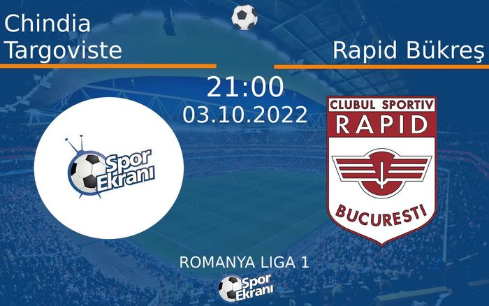 03 Ekim 2022 Chindia Targoviste vs Rapid Bükreş maçı Hangi Kanalda Saat Kaçta Yayınlanacak? 03 Ekim 2022 Chindia Targoviste vs Rapid Bükreş maçı Hangi Kanalda Saat Kaçta Yayınlanacak?