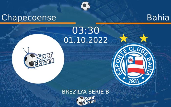 01 Ekim 2022 Chapecoense vs Bahia maçı Hangi Kanalda Saat Kaçta Yayınlanacak? 01 Ekim 2022 Chapecoense vs Bahia maçı Hangi Kanalda Saat Kaçta Yayınlanacak?