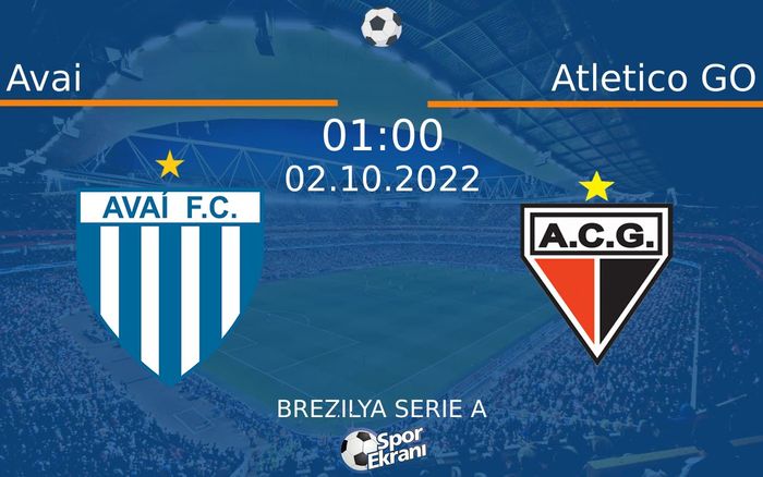 02 Ekim 2022 Avai vs Atletico GO maçı Hangi Kanalda Saat Kaçta Yayınlanacak? 02 Ekim 2022 Avai vs Atletico GO maçı Hangi Kanalda Saat Kaçta Yayınlanacak?