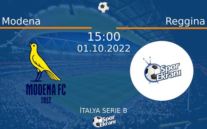 01 Ekim 2022 Modena vs Reggina maçı Hangi Kanalda Saat Kaçta Yayınlanacak? 01 Ekim 2022 Modena vs Reggina maçı Hangi Kanalda Saat Kaçta Yayınlanacak?