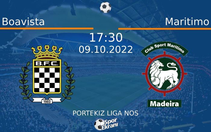 09 Ekim 2022 Boavista vs Maritimo maçı Hangi Kanalda Saat Kaçta Yayınlanacak? 09 Ekim 2022 Boavista vs Maritimo maçı Hangi Kanalda Saat Kaçta Yayınlanacak?