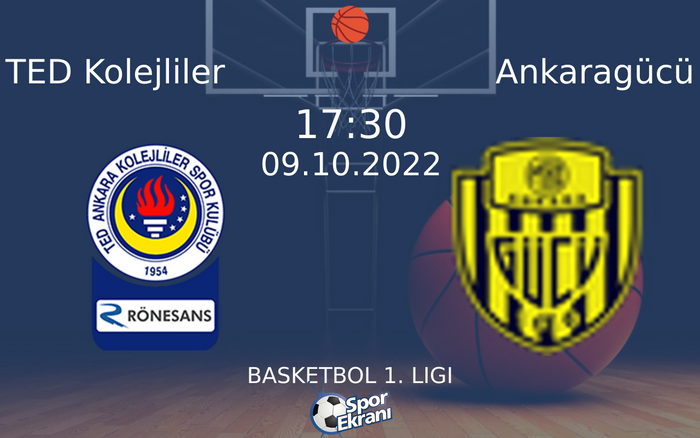 09 Ekim 2022 TED Kolejliler vs Ankaragücü maçı Hangi Kanalda Saat Kaçta Yayınlanacak? 09 Ekim 2022 TED Kolejliler vs Ankaragücü maçı Hangi Kanalda Saat Kaçta Yayınlanacak?