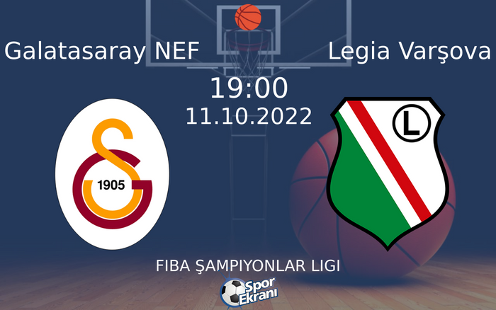 11 Ekim 2022 Galatasaray NEF vs Legia Varşova maçı Hangi Kanalda Saat Kaçta Yayınlanacak? 11 Ekim 2022 Galatasaray NEF vs Legia Varşova maçı Hangi Kanalda Saat Kaçta Yayınlanacak?