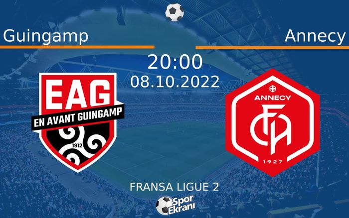 08 Ekim 2022 Guingamp vs Annecy maçı Hangi Kanalda Saat Kaçta Yayınlanacak? 08 Ekim 2022 Guingamp vs Annecy maçı Hangi Kanalda Saat Kaçta Yayınlanacak?