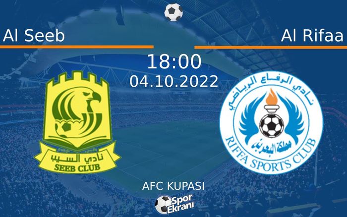 04 Ekim 2022 Al Seeb vs Al Rifaa maçı Hangi Kanalda Saat Kaçta Yayınlanacak? 04 Ekim 2022 Al Seeb vs Al Rifaa maçı Hangi Kanalda Saat Kaçta Yayınlanacak?