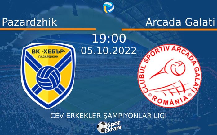 05 Ekim 2022 Pazardzhik vs Arcada Galati maçı Hangi Kanalda Saat Kaçta Yayınlanacak? 05 Ekim 2022 Pazardzhik vs Arcada Galati maçı Hangi Kanalda Saat Kaçta Yayınlanacak?