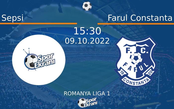 09 Ekim 2022 Sepsi vs Farul Constanta maçı Hangi Kanalda Saat Kaçta Yayınlanacak? 09 Ekim 2022 Sepsi vs Farul Constanta maçı Hangi Kanalda Saat Kaçta Yayınlanacak?