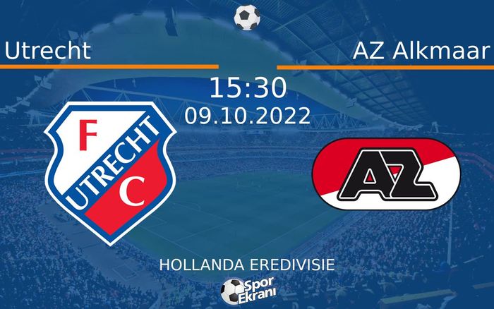 09 Ekim 2022 Utrecht vs AZ Alkmaar maçı Hangi Kanalda Saat Kaçta Yayınlanacak? 09 Ekim 2022 Utrecht vs AZ Alkmaar maçı Hangi Kanalda Saat Kaçta Yayınlanacak?