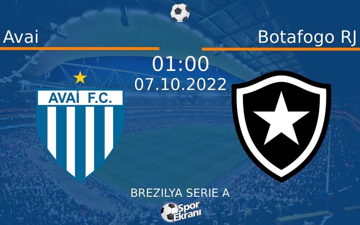 07 Ekim 2022 Avai vs Botafogo RJ maçı Hangi Kanalda Saat Kaçta Yayınlanacak? 07 Ekim 2022 Avai vs Botafogo RJ maçı Hangi Kanalda Saat Kaçta Yayınlanacak?