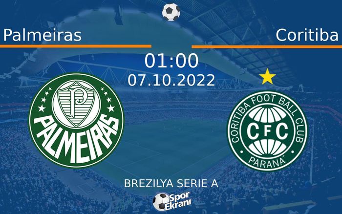 07 Ekim 2022 Palmeiras vs Coritiba maçı Hangi Kanalda Saat Kaçta Yayınlanacak? 07 Ekim 2022 Palmeiras vs Coritiba maçı Hangi Kanalda Saat Kaçta Yayınlanacak?