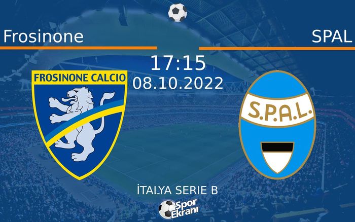 08 Ekim 2022 Frosinone vs SPAL maçı Hangi Kanalda Saat Kaçta Yayınlanacak? 08 Ekim 2022 Frosinone vs SPAL maçı Hangi Kanalda Saat Kaçta Yayınlanacak?