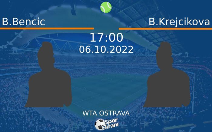 06 Ekim 2022 B.Bencic vs B.Krejcikova maçı Hangi Kanalda Saat Kaçta Yayınlanacak? 06 Ekim 2022 B.Bencic vs B.Krejcikova maçı Hangi Kanalda Saat Kaçta Yayınlanacak?