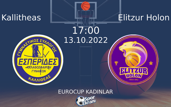 13 Ekim 2022 Kallitheas vs Elitzur Holon maçı Hangi Kanalda Saat Kaçta Yayınlanacak? 13 Ekim 2022 Kallitheas vs Elitzur Holon maçı Hangi Kanalda Saat Kaçta Yayınlanacak?