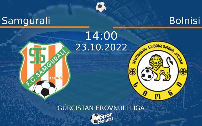 23 Ekim 2022 Samgurali vs Bolnisi maçı Hangi Kanalda Saat Kaçta Yayınlanacak? 23 Ekim 2022 Samgurali vs Bolnisi maçı Hangi Kanalda Saat Kaçta Yayınlanacak?