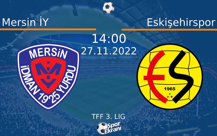 27 Kasım 2022 Mersin İY vs Eskişehirspor maçı Hangi Kanalda Saat Kaçta Yayınlanacak? 27 Kasım 2022 Mersin İY vs Eskişehirspor maçı Hangi Kanalda Saat Kaçta Yayınlanacak?