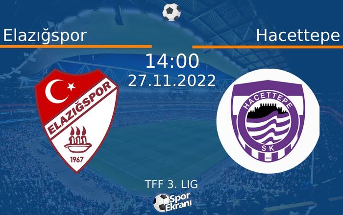 27 Kasım 2022 Elazığspor vs Hacettepe maçı Hangi Kanalda Saat Kaçta Yayınlanacak? 27 Kasım 2022 Elazığspor vs Hacettepe maçı Hangi Kanalda Saat Kaçta Yayınlanacak?