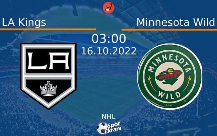 16 Ekim 2022 LA Kings vs Minnesota Wild maçı Hangi Kanalda Saat Kaçta Yayınlanacak? 16 Ekim 2022 LA Kings vs Minnesota Wild maçı Hangi Kanalda Saat Kaçta Yayınlanacak?