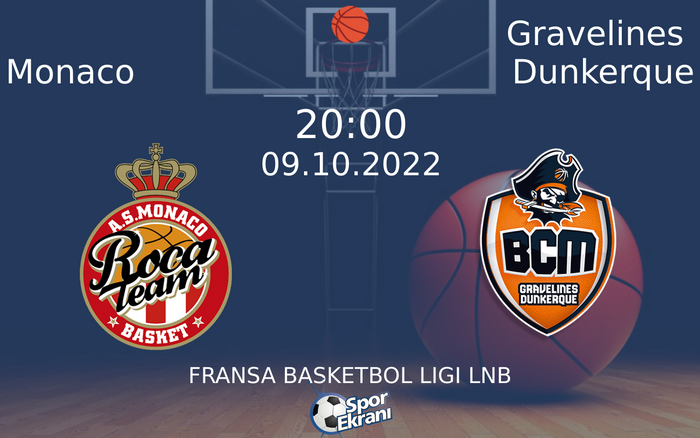 09 Ekim 2022 Monaco vs Gravelines Dunkerque maçı Hangi Kanalda Saat Kaçta Yayınlanacak? 09 Ekim 2022 Monaco vs Gravelines Dunkerque maçı Hangi Kanalda Saat Kaçta Yayınlanacak?