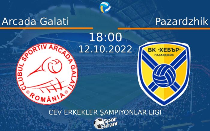 12 Ekim 2022 Arcada Galati vs Pazardzhik maçı Hangi Kanalda Saat Kaçta Yayınlanacak? 12 Ekim 2022 Arcada Galati vs Pazardzhik maçı Hangi Kanalda Saat Kaçta Yayınlanacak?