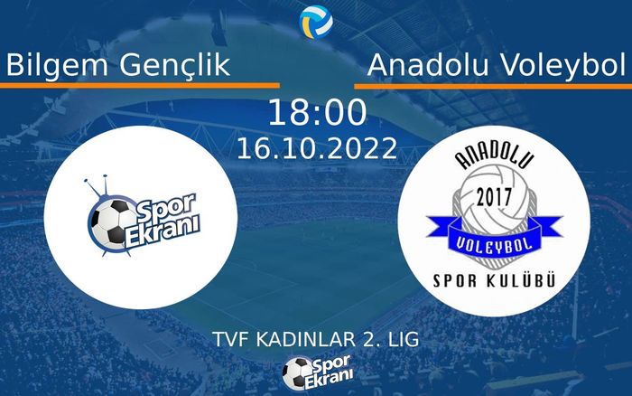 16 Ekim 2022 Bilgem Gençlik vs Anadolu Voleybol maçı Hangi Kanalda Saat Kaçta Yayınlanacak? 16 Ekim 2022 Bilgem Gençlik vs Anadolu Voleybol maçı Hangi Kanalda Saat Kaçta Yayınlanacak?