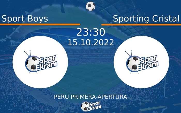 15 Ekim 2022 Sport Boys vs Sporting Cristal maçı Hangi Kanalda Saat Kaçta Yayınlanacak? 15 Ekim 2022 Sport Boys vs Sporting Cristal maçı Hangi Kanalda Saat Kaçta Yayınlanacak?