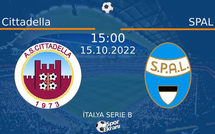 15 Ekim 2022 Cittadella vs SPAL maçı Hangi Kanalda Saat Kaçta Yayınlanacak? 15 Ekim 2022 Cittadella vs SPAL maçı Hangi Kanalda Saat Kaçta Yayınlanacak?