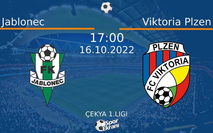 16 Ekim 2022 Jablonec vs Viktoria Plzen maçı Hangi Kanalda Saat Kaçta Yayınlanacak? 16 Ekim 2022 Jablonec vs Viktoria Plzen maçı Hangi Kanalda Saat Kaçta Yayınlanacak?