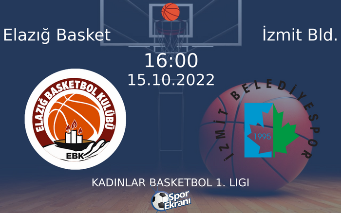 15 Ekim 2022 Elazığ Basket vs İzmit Bld. maçı Hangi Kanalda Saat Kaçta Yayınlanacak? 15 Ekim 2022 Elazığ Basket vs İzmit Bld. maçı Hangi Kanalda Saat Kaçta Yayınlanacak?