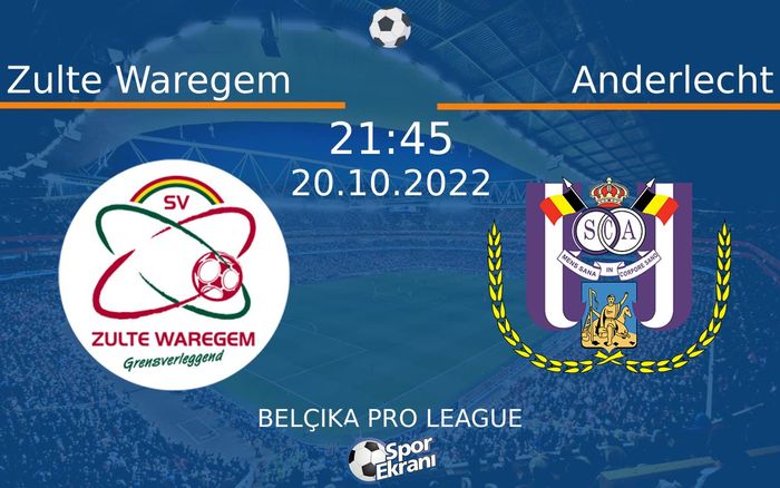 20 Ekim 2022 Zulte Waregem vs Anderlecht maçı Hangi Kanalda Saat Kaçta Yayınlanacak? 20 Ekim 2022 Zulte Waregem vs Anderlecht maçı Hangi Kanalda Saat Kaçta Yayınlanacak?