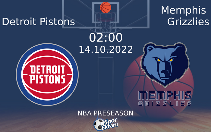 14 Ekim 2022 Detroit Pistons vs Memphis Grizzlies maçı Hangi Kanalda Saat Kaçta Yayınlanacak? 14 Ekim 2022 Detroit Pistons vs Memphis Grizzlies maçı Hangi Kanalda Saat Kaçta Yayınlanacak?