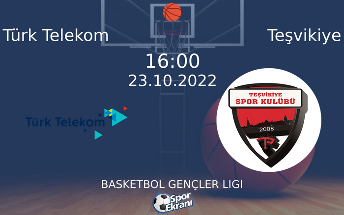 23 Ekim 2022 Türk Telekom vs Teşvikiye maçı Hangi Kanalda Saat Kaçta Yayınlanacak? 23 Ekim 2022 Türk Telekom vs Teşvikiye maçı Hangi Kanalda Saat Kaçta Yayınlanacak?