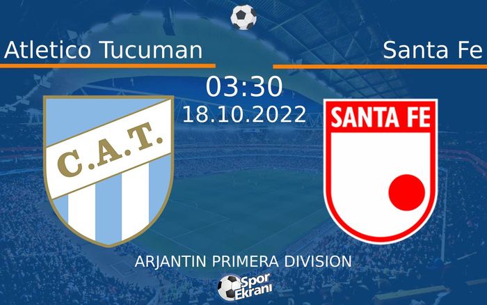 18 Ekim 2022 Atletico Tucuman vs Santa Fe maçı Hangi Kanalda Saat Kaçta Yayınlanacak? 18 Ekim 2022 Atletico Tucuman vs Santa Fe maçı Hangi Kanalda Saat Kaçta Yayınlanacak?
