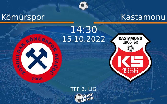 15 Ekim 2022 Kömürspor vs Kastamonu maçı Hangi Kanalda Saat Kaçta Yayınlanacak? 15 Ekim 2022 Kömürspor vs Kastamonu maçı Hangi Kanalda Saat Kaçta Yayınlanacak?