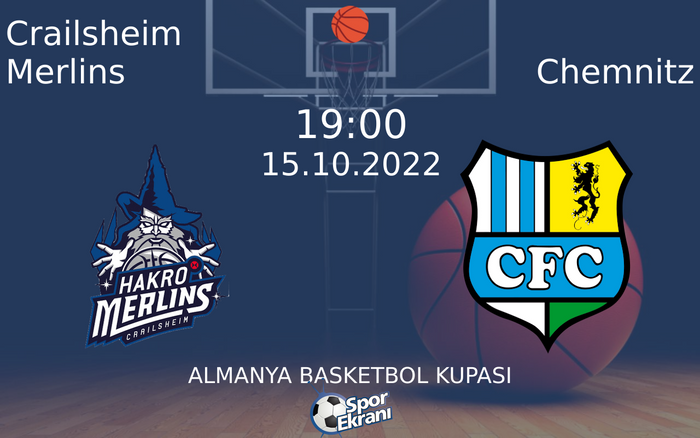 15 Ekim 2022 Crailsheim Merlins vs Chemnitz maçı Hangi Kanalda Saat Kaçta Yayınlanacak? 15 Ekim 2022 Crailsheim Merlins vs Chemnitz maçı Hangi Kanalda Saat Kaçta Yayınlanacak?
